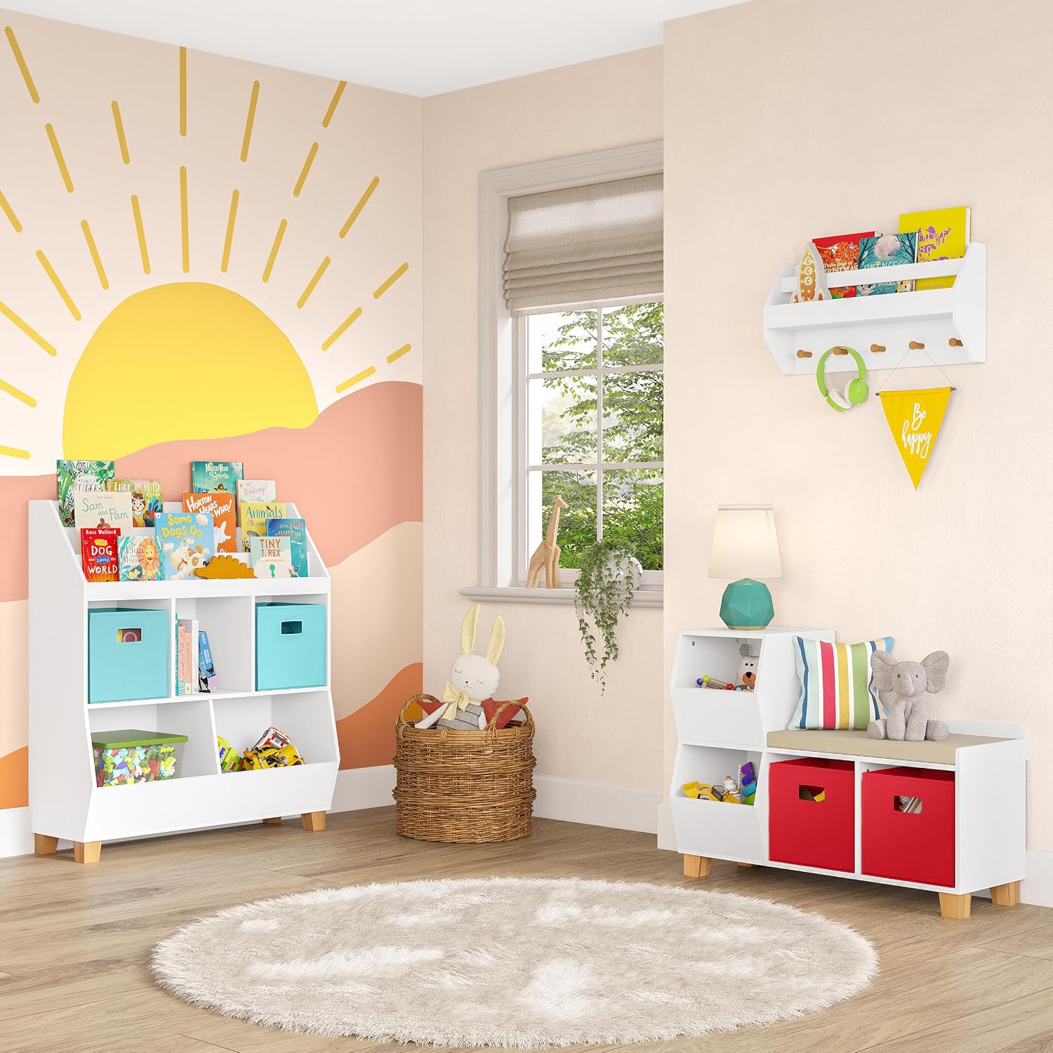 Olive Bin Cubby Toy Storage Bench